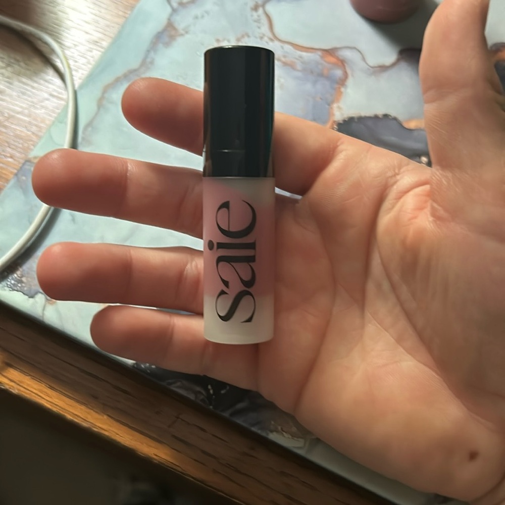 Saie Liquid Blush in shade Chilly